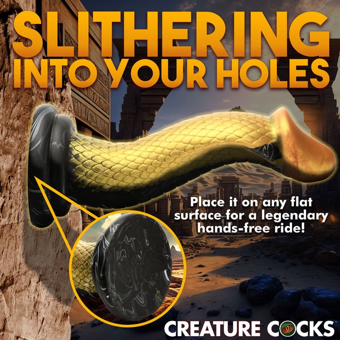 Creature Cocks Golden Mamba Silicone Dildo