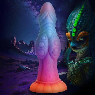 Creature Cocks Galactic Cock Alien Creature Glow In The Dark Dildo