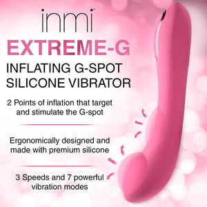 Inmi Extreme-G Inflating G-Spot Silicone Vibrator