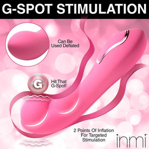 Inmi Extreme-G Inflating G-Spot Silicone Vibrator