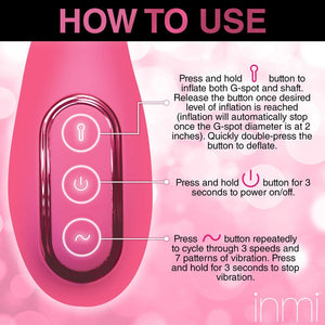 Inmi Extreme-G Inflating G-Spot Silicone Vibrator