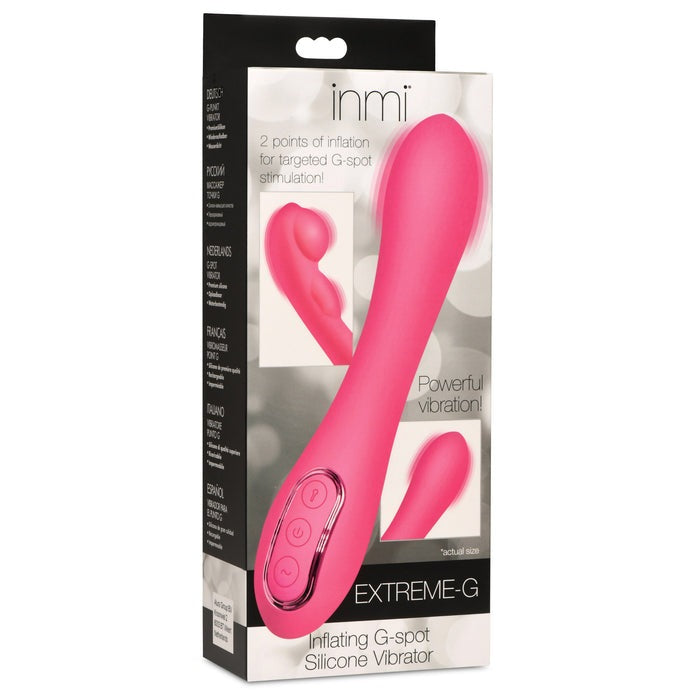 Inmi Extreme-G Inflating G-Spot Silicone Vibrator