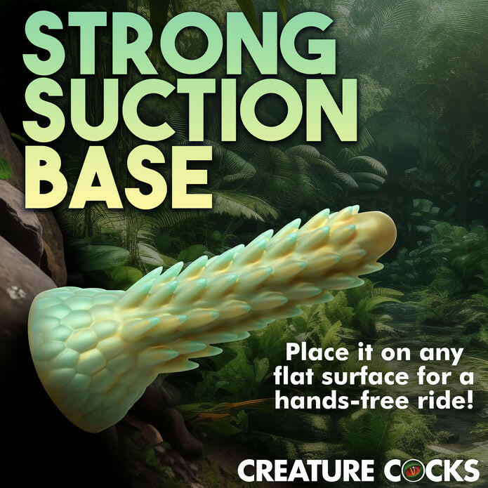 Creature Cocks Stegosaurus Spiky Reptile Silicone Dildo