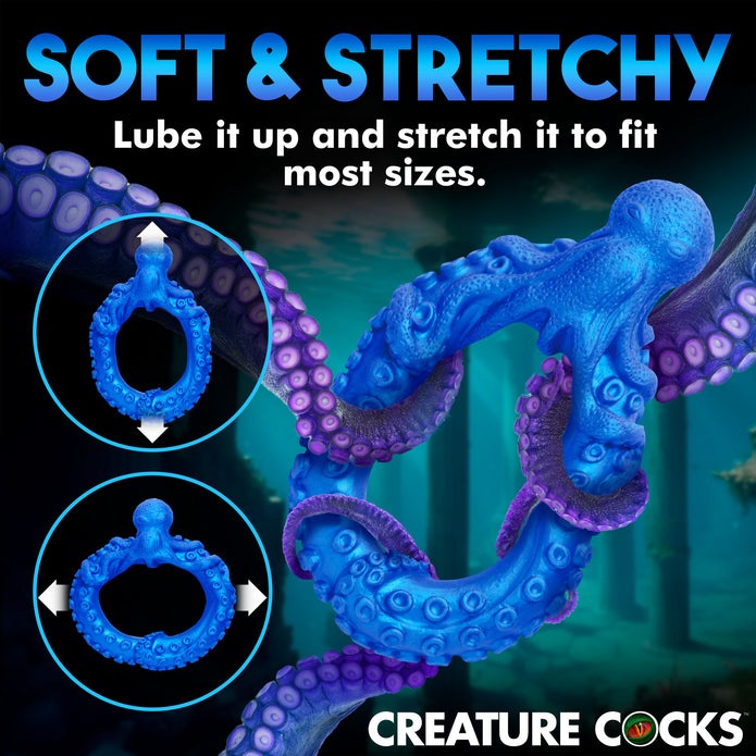 Poseidon's Octo-Ring Silicone Cock Ring