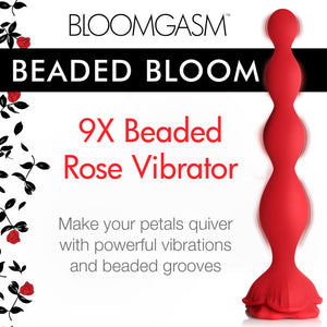 Bloomgasm Beaded Bloom 9X Beaded Rose Vibrator