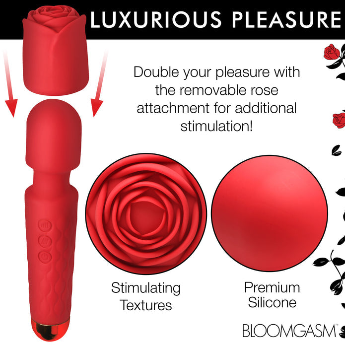 Bloomgasm Pleasure Rose 10X W/ Rose Attachment