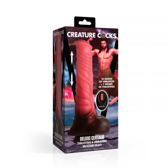 Deluxe Centaur Thrusting & Vibrating Dildo