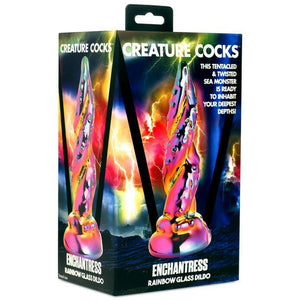 Enchantress Rainbow Glass Dildo