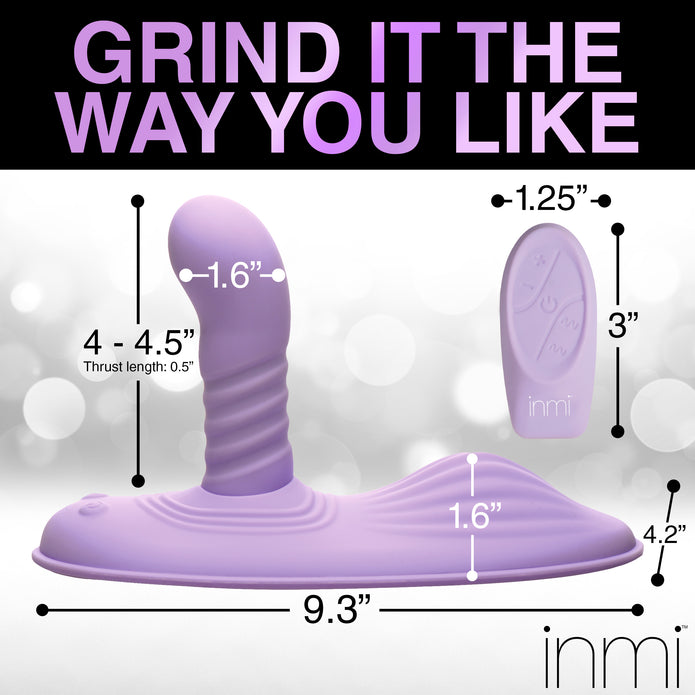 Inmi Thrust 'N' Grind Thrusting & Vibrating Silicone Grinder