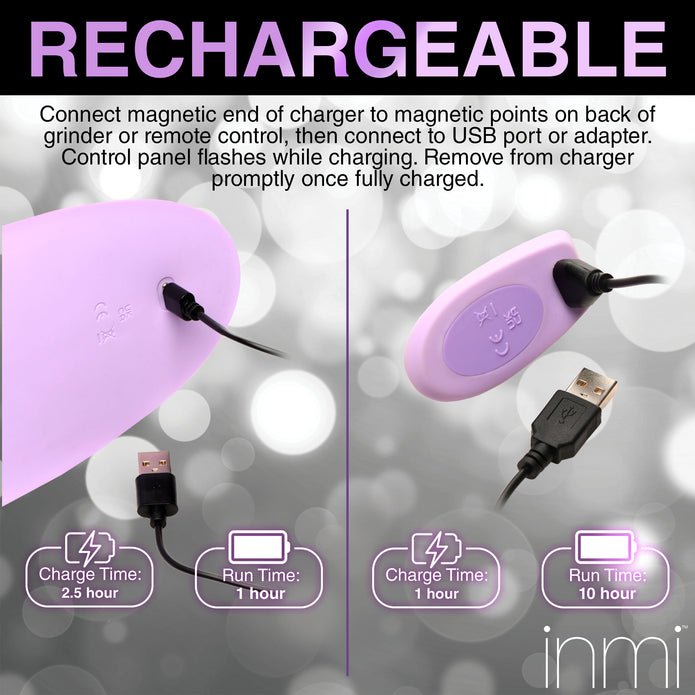 Inmi Thrust 'N' Grind Thrusting & Vibrating Silicone Grinder