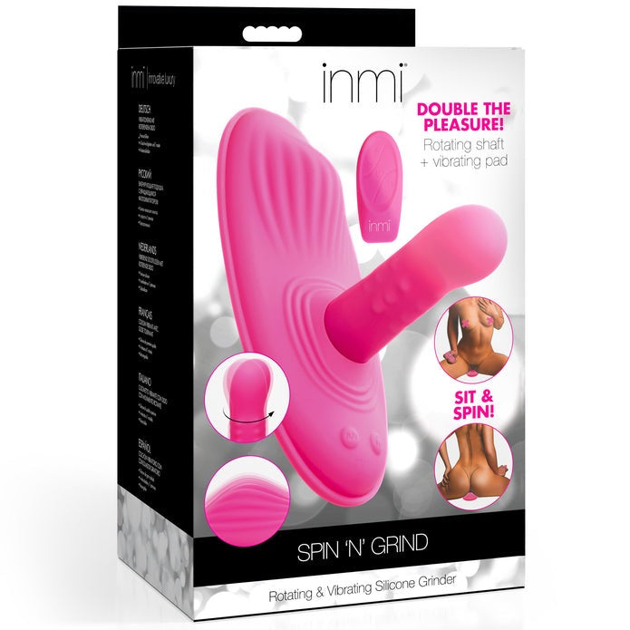 Inmi Spin 'N' Grind Rotating & Vibrating Silicone Grinder