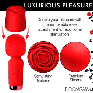 Bloomgasm Pleasure Rose-Petite Mini Silicone Rose Wand