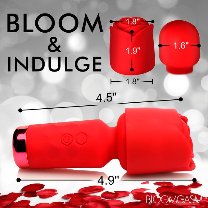 Bloomgasm Pleasure Rose-Petite Mini Silicone Rose Wand