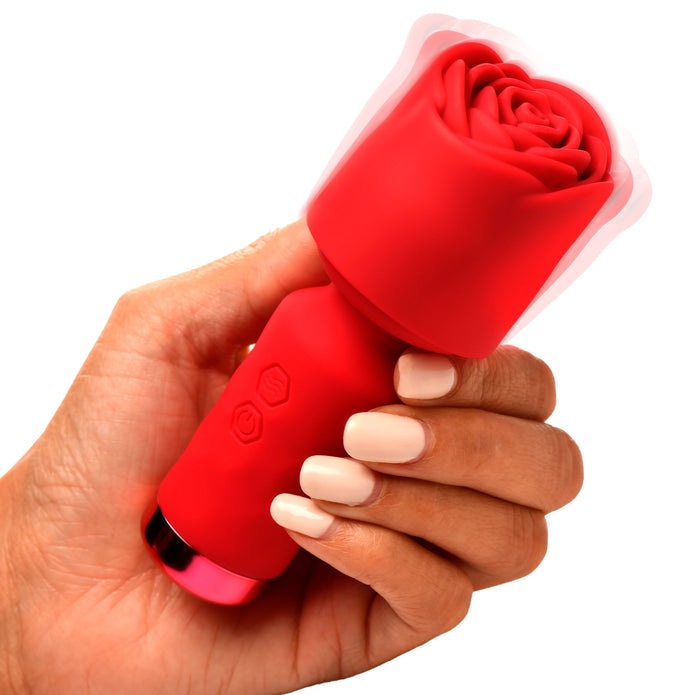 Bloomgasm Pleasure Rose-Petite Mini Silicone Rose Wand