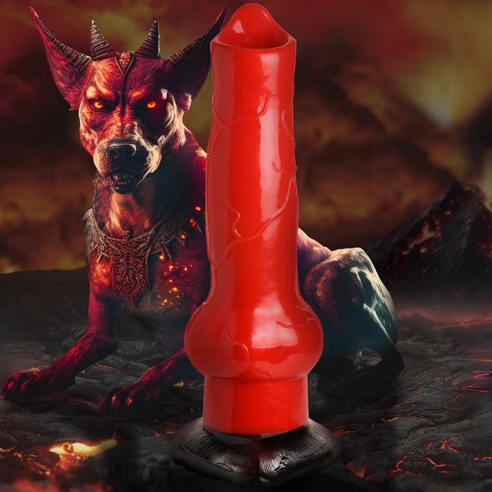 Creature Cocks Giant Hell-Hound Canine Dildo 3Ft.