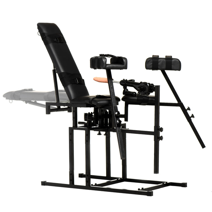 Leg Spreader Obedience Chair With Sex Machine