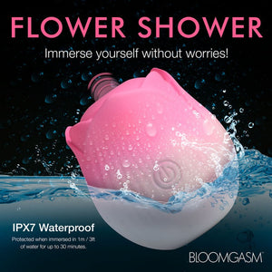 Bloomgasm Pulsing Petals Throbbing Rose Stimulator - Pink