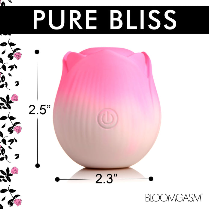 Bloomgasm Pulsing Petals Throbbing Rose Stimulator - Pink