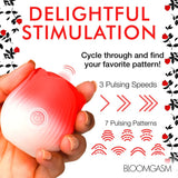 Bloomgasm Pulsing Petals Throbbing Rose Stimulator - Red