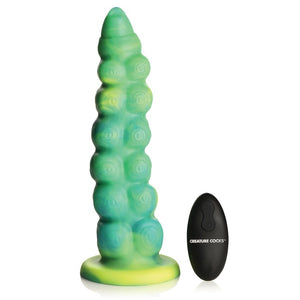 Creature Cocks Squirmer Thrusting & Vibrating Silicone Dildo