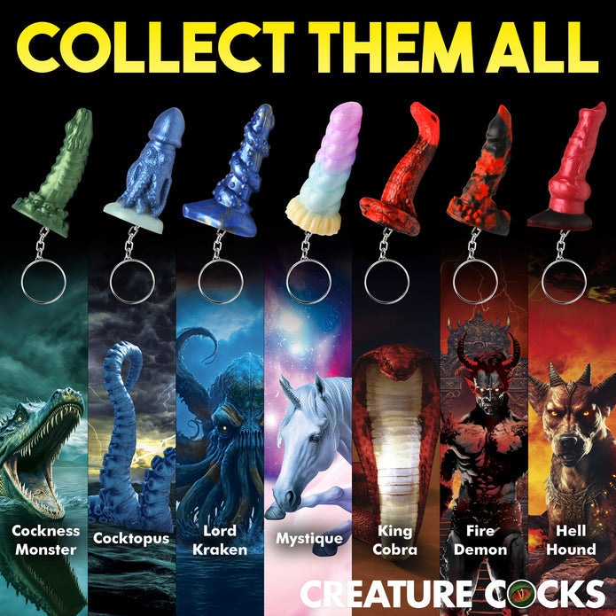 Creature Cocks King Cobra Keychain