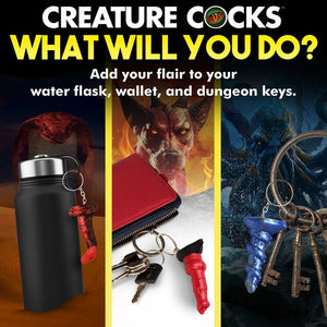 Creature Cocks King Cobra, Hell-Hound, & Lord Kraken Keychain Set