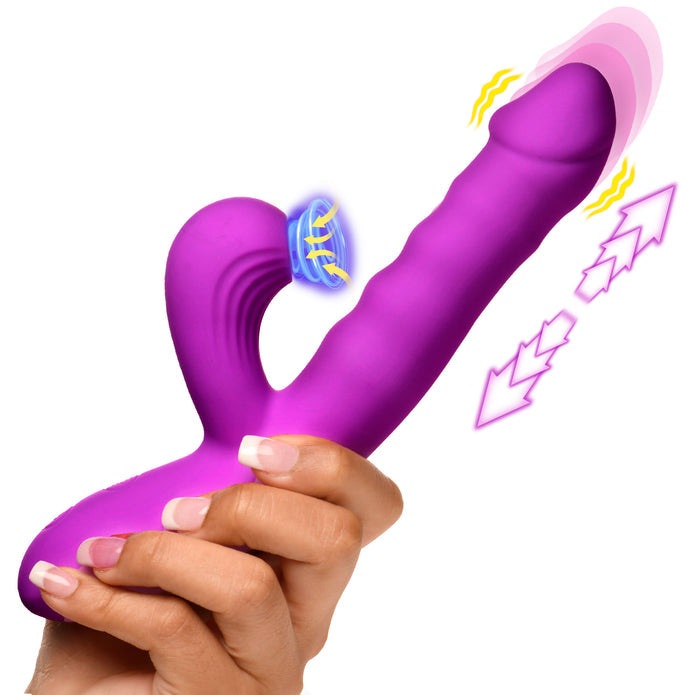 Shegasm Thrust Wave Thrusting & Sucking Rabbit Vibrator