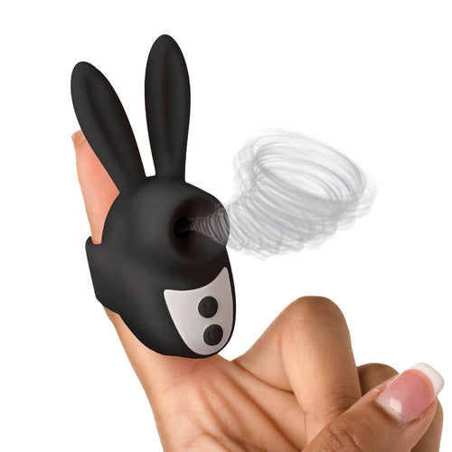 Shegasm Sucky Bunny Clit Stimulator - Black