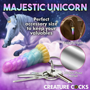 Creature Cocks Mystique Unicorn Keychain