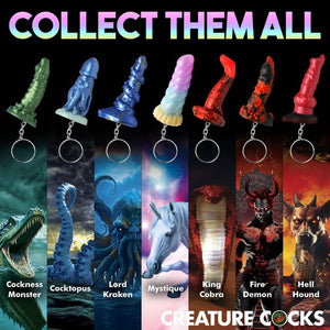 Creature Cocks Mystique Unicorn Keychain