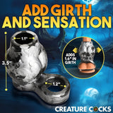 Creature Cocks Night Prowler Silicone Penis Sleeve + Ball Stretcher