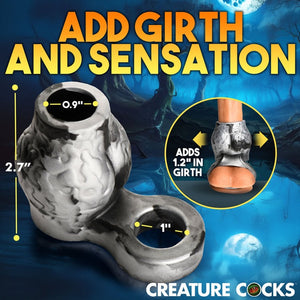 Creature Cocks Night Prowler Silicone Penis Sleeve + Ball Stretcher