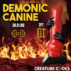 Creature Cocks Giant 2 Foot Hell-Hound Canine Dildo