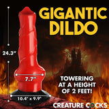 Creature Cocks Giant 2 Foot Hell-Hound Canine Dildo