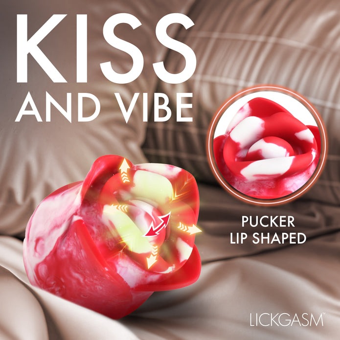 Sweet Kiss Kissing & Vibrating Clitoral Stimulator - Swirl