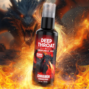 Deep Throat Cinnamon Numbing Spray 2oz