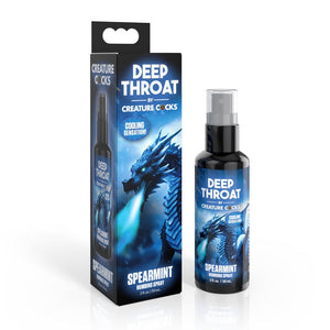 Deep Throat Spearmint Numbing Spray 2oz