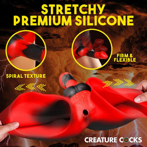 Creature Cocks Hell Hound Silicone Strap-On