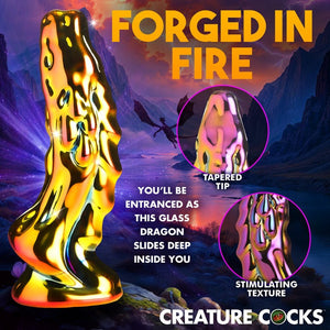 Creature Cocks Dragon Glass Glass Dildo