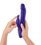 FemmeFunn Booster Rabbit XL- Dark Purple