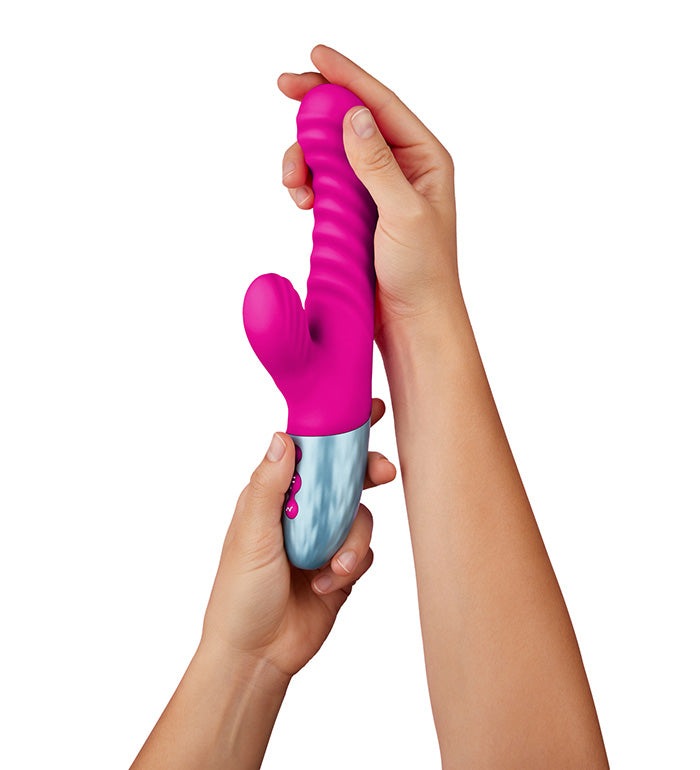 FemmeFunn Delola Dual Stimulation G-Spot Vibrator Pink