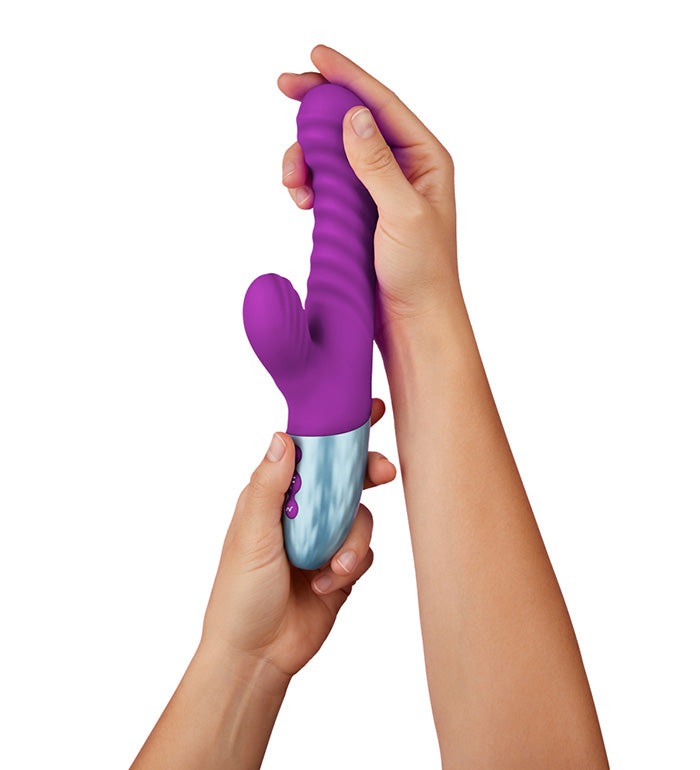 FemmeFunn Delola Dual Stimulation G-Spot Vibrator Purple