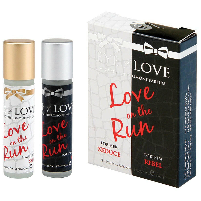 Eye Of Love Pheromone Parfum Mini Roll On Set- Rebel And Seduce