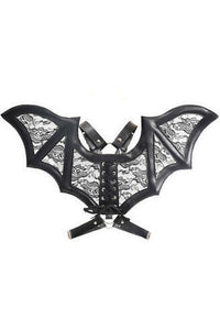 Faux Leather & Lace Wing Harness