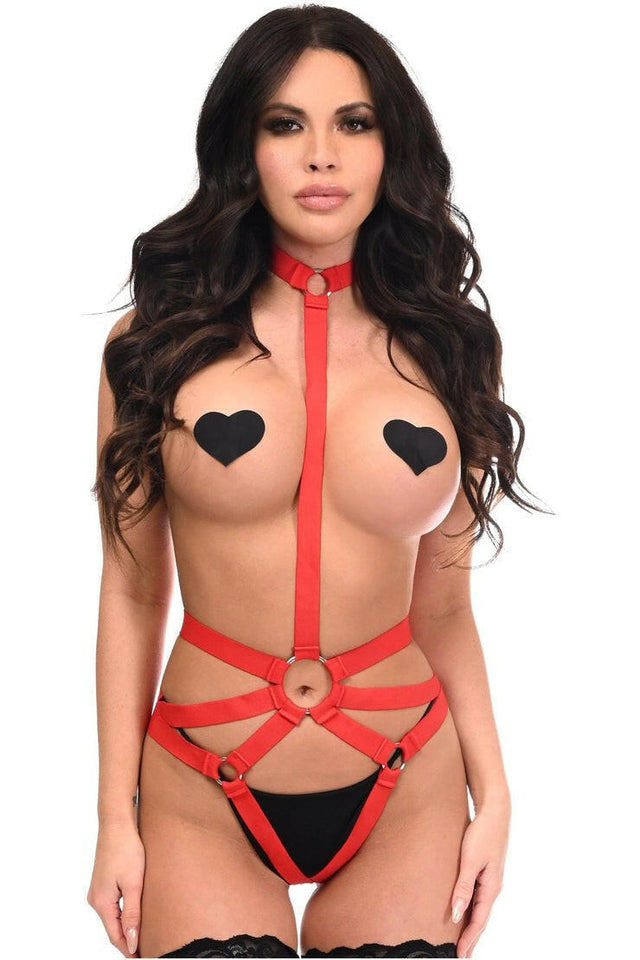 Stretchy Body Harness Bodysuit