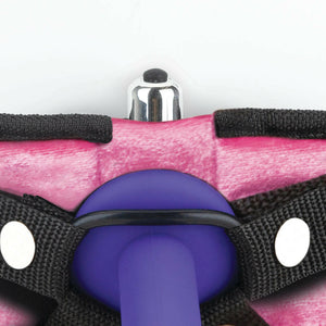 Lux Fetish Strap on Harness Pink