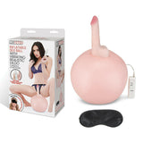 Lux Fetish Inflatable Sex Ball With Vibrating Dildo