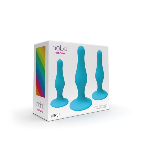 Nobu Rainbow Silicone Plug Set- Blue