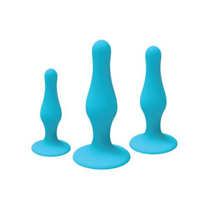 Nobu Rainbow Silicone Plug Set- Blue