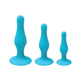 Nobu Rainbow Silicone Plug Set- Blue